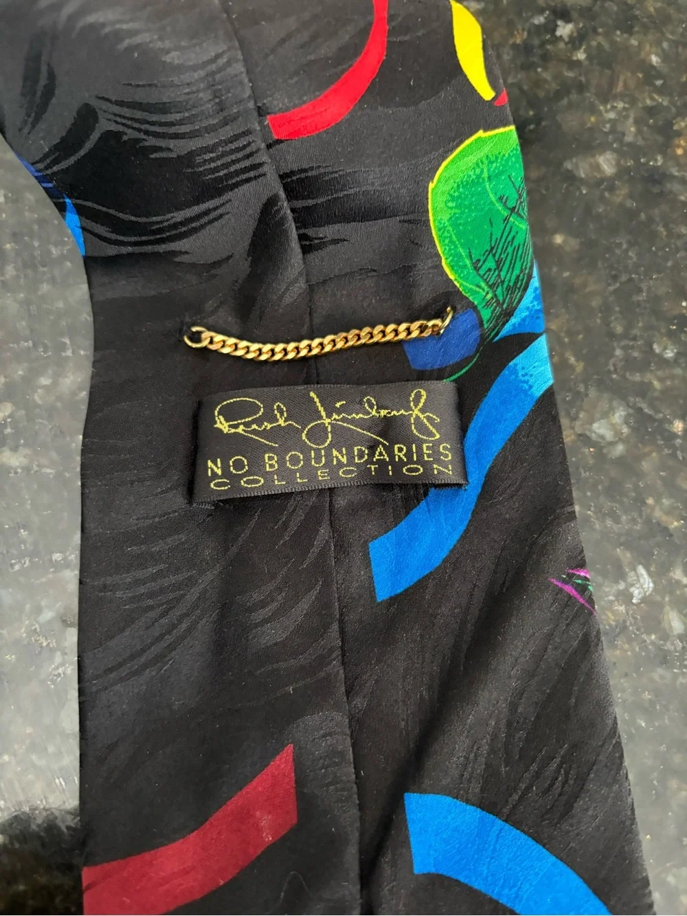No boundaries mens colorful tie